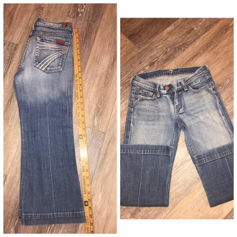 7FAMK Dojo crop 25" inseam